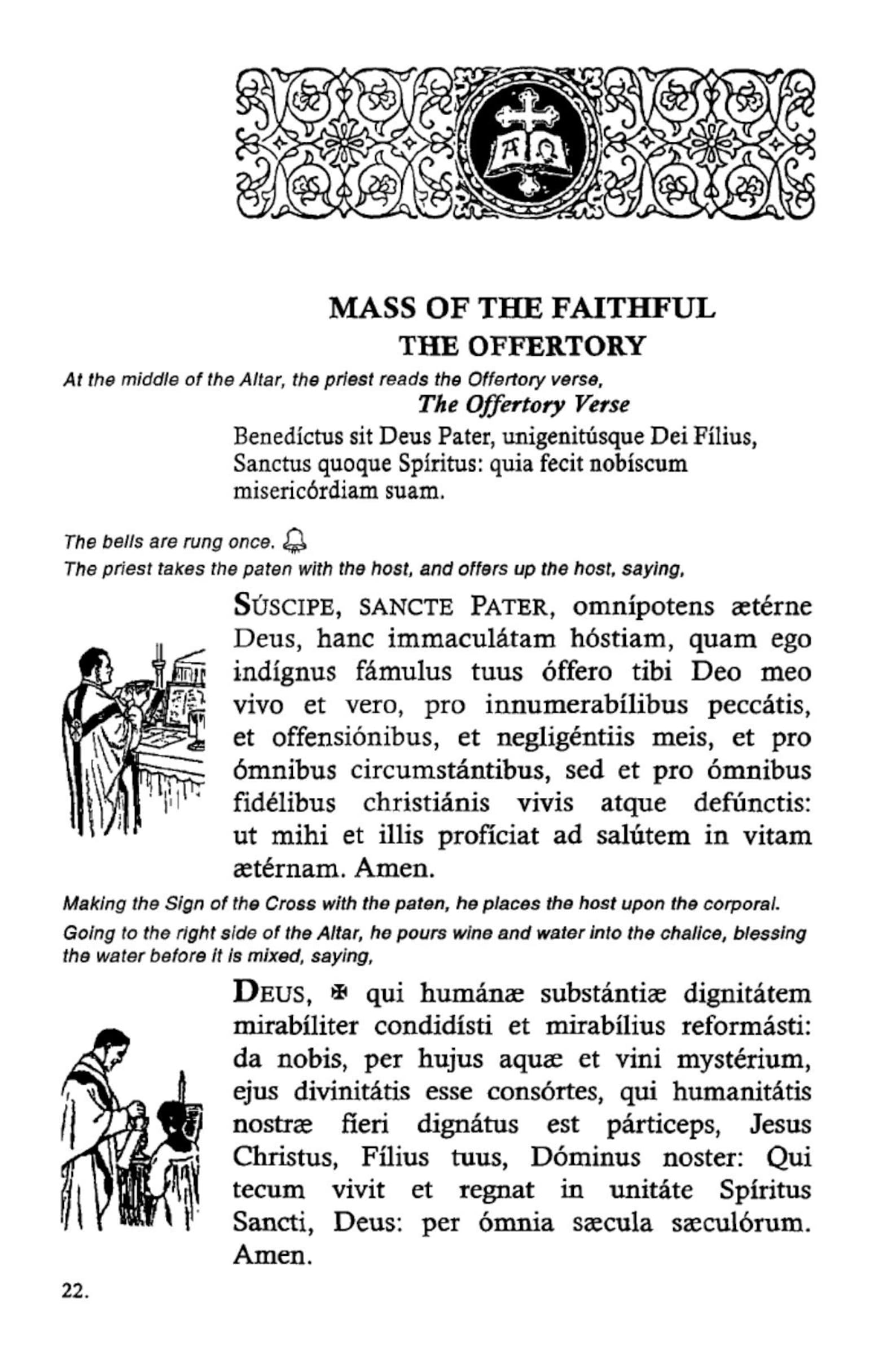 Latin Mass Missal – Traditional Catholic Prayers Digital Download - Etsy