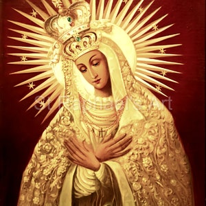 Icono de la Virgen María Puerta de la Aurora Cristianismo católico ortodoxo Nuestra Señora