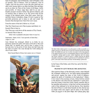 St Michael the Archangel Prayer Exorcism Traditional Catholic Against the Devil Pope Leo XIII