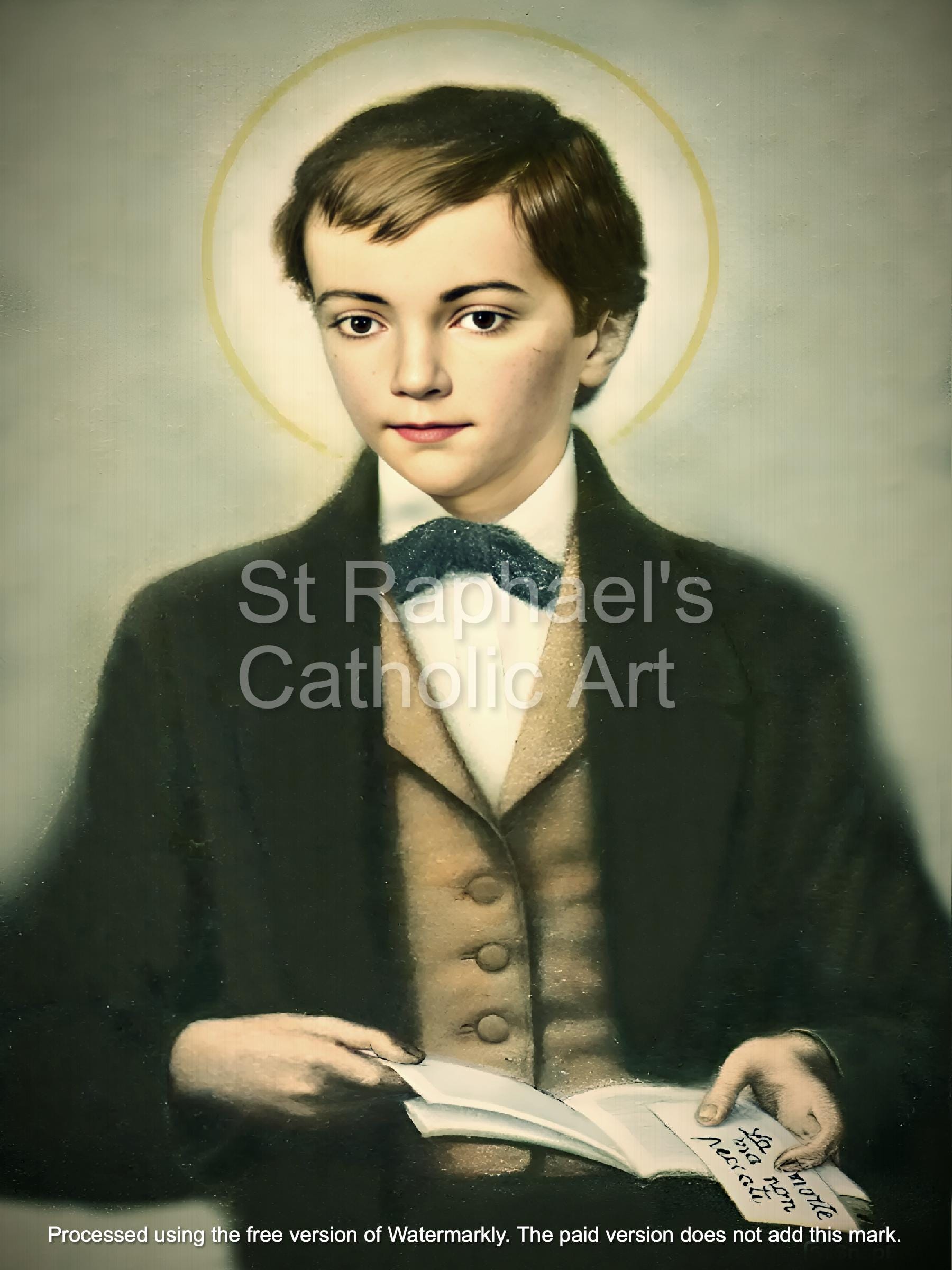 St Dominic Savio School Boy Saint Patron Of Choir Boys Juvenile Falsely 