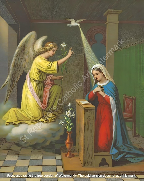 主イエス・キリストの聖母マリアへの受胎告知 天使ガブリエル 3