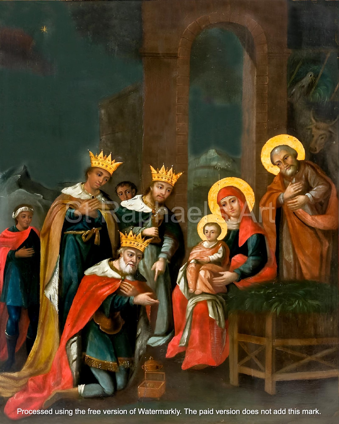 三人の王、クリスマス、降誕、公現祭、イコン、ロシア正教、カトリック