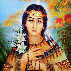 Kateri Tekakwitha Indianer Lilie des Mohawks katholischen Heiligen