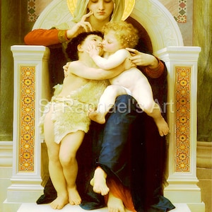 Jesus Mary John Baptist Children Catholic Art Devotion Peace x5 Digital Picture Downloads