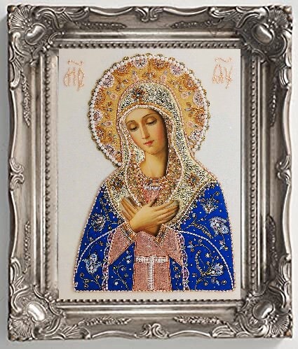 聖母マリアのイコン版画、カトリック美術、聖母マリア（デジタル