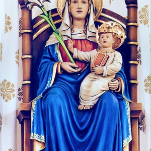 Our Lady of Walsingham Statue Virgin Mary Catholic England Picture Beautiful Digital Downloads x3