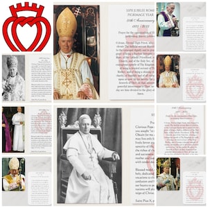 SSPX Paus Pius X Aartsbisschop Lefebvre Rome Bedevaart Heilige Kaarten Jubileum 50e verjaardag gebed Traditionele Latijnse mis x 100