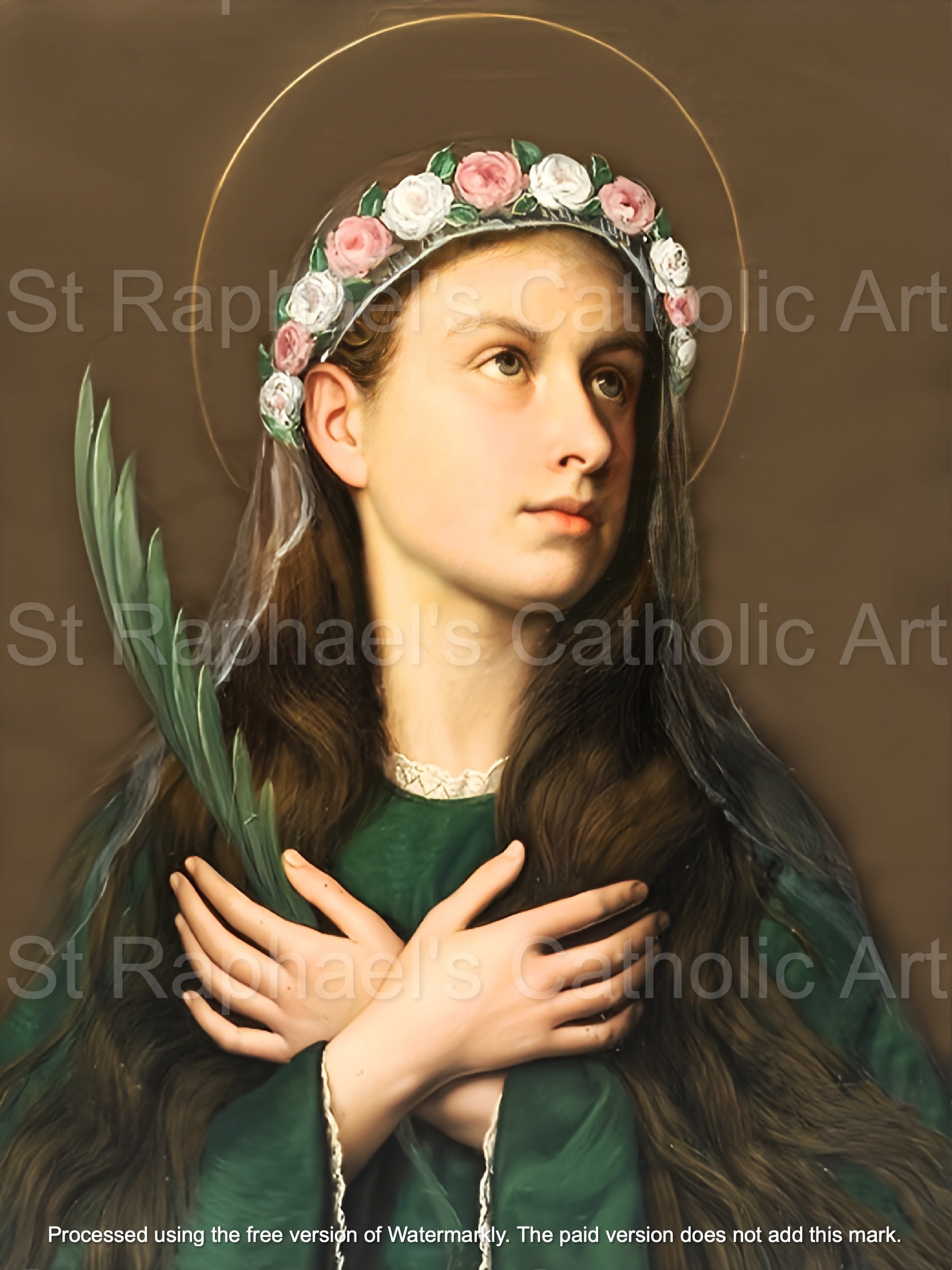 St Maria Goretti Catholic Girl Saint Virgin and Martyr Purity and Young ...