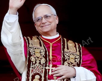 Pope Leo XIV Prayer and Holy Pictures New American Pope Roman Catholic Church Digital Downloads