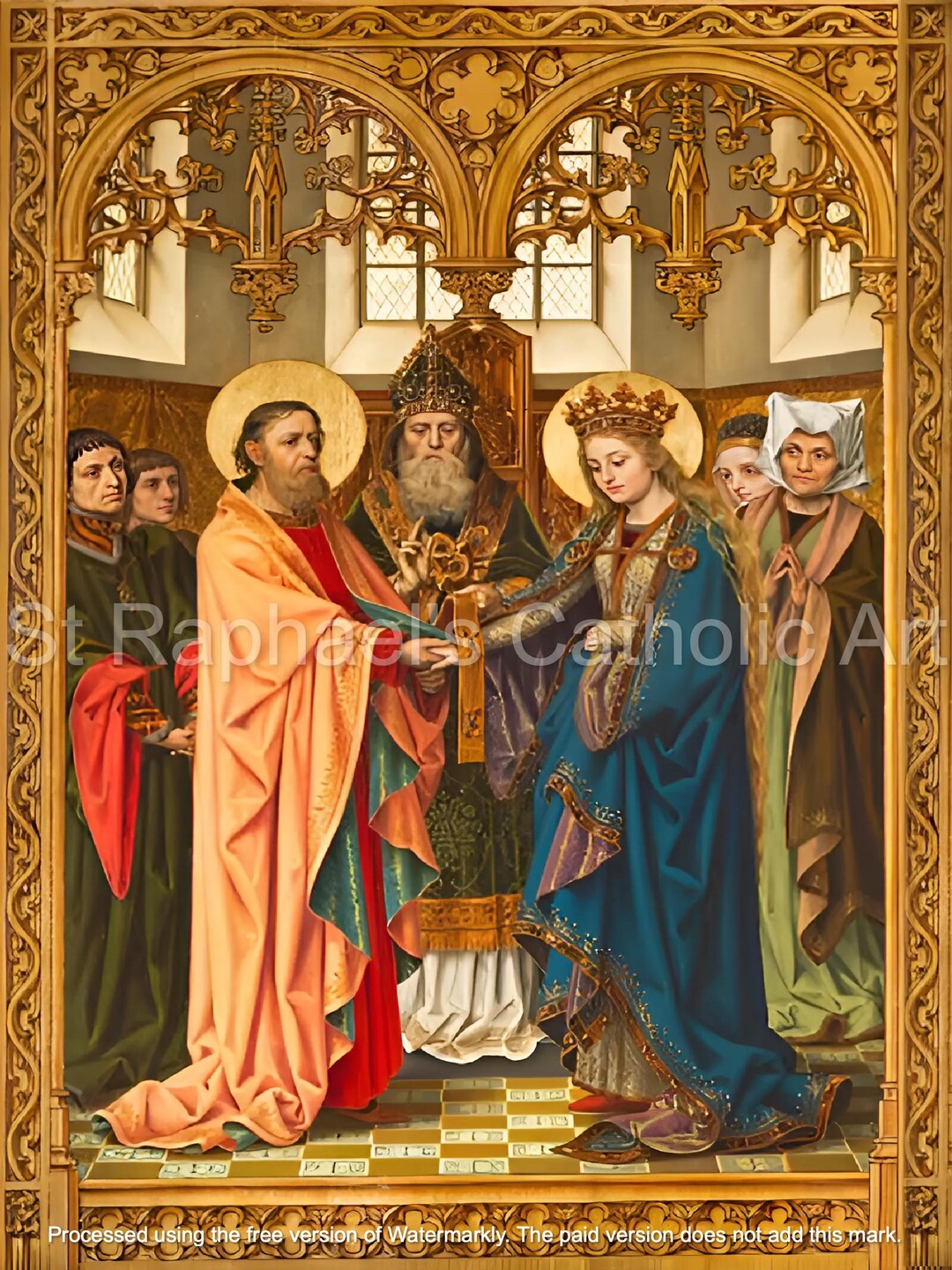 Espousal Of Virgin Mary And St Joseph Catholic Wedding Marriage Holy