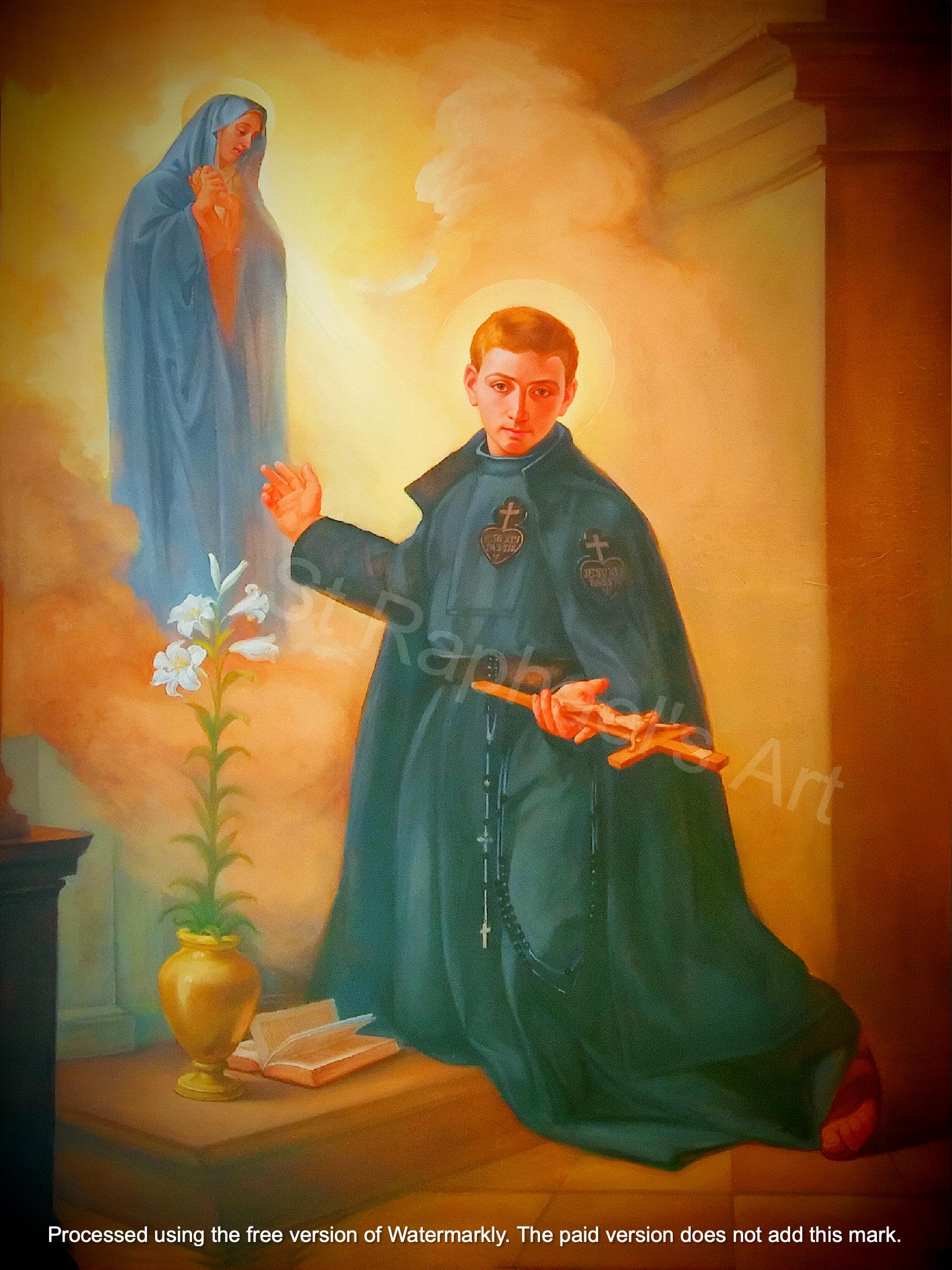 St Gabriel of Our Lady of Sorrows Passionist Monk Catholic Saint Feast ...