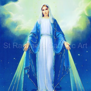 Our Lady of Grace - Queen of Heaven - Virgin Mary - Digital Downloads