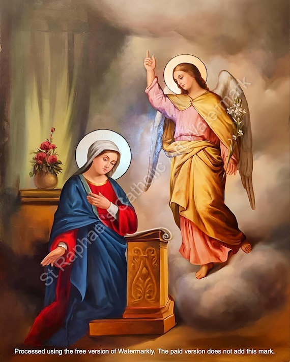 主イエス・キリストの聖母マリアへの受胎告知 天使ガブリエル 3