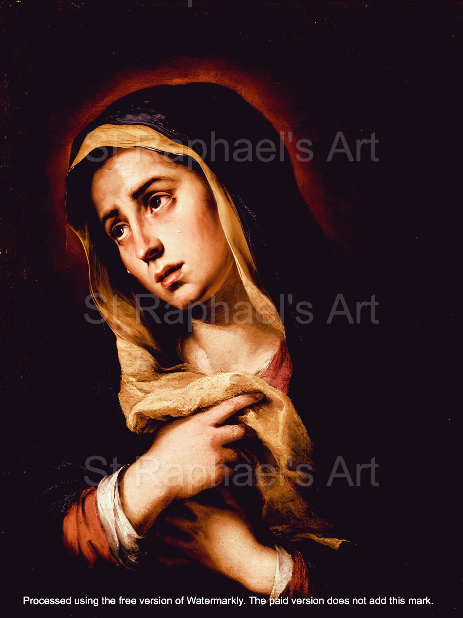 Catholic Our Lady Mother of Sorrows Beautiful Art Digital Downloads - Etsy