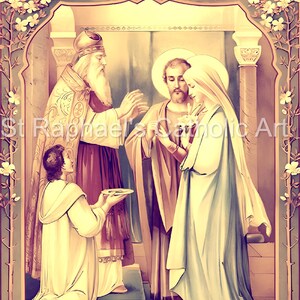 Catholic Wedding Marriage Virgin Mary St Joseph Traditional Catholic