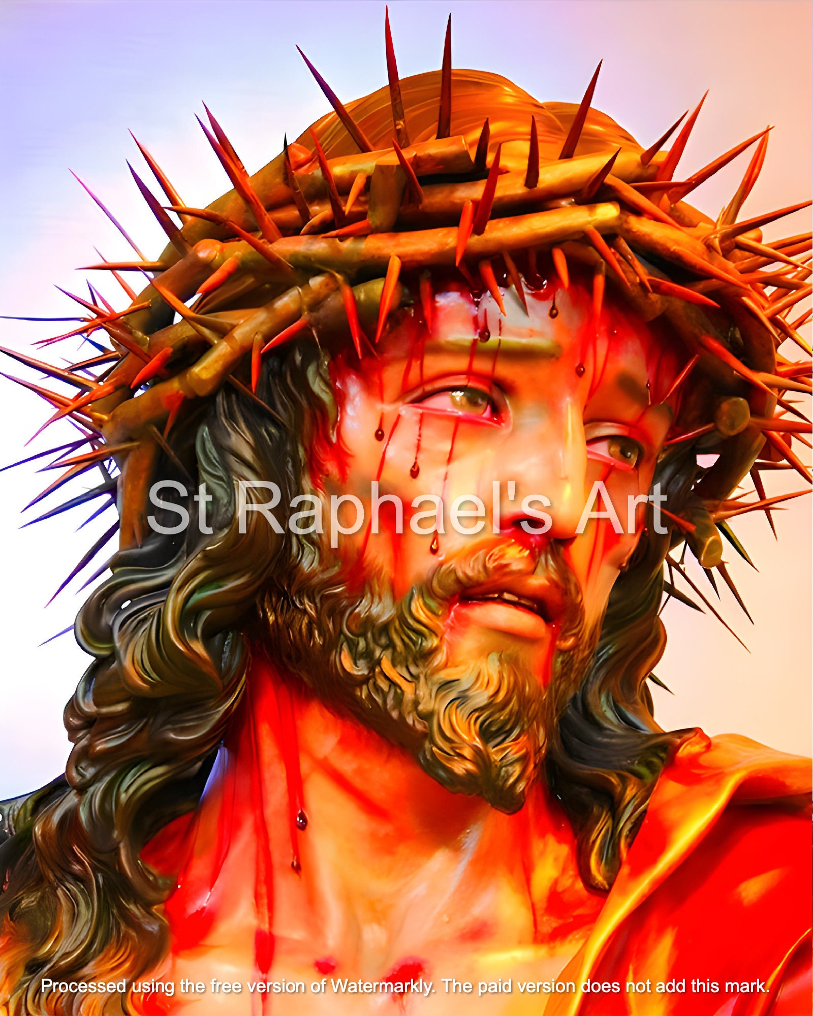 Jesus Crown of Thorns Passion on the Cross Lent Good Friday Dies