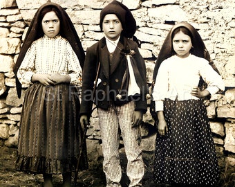 Our Lady of Fatima Children Saints Lucia, Francisco, Jacinta, Portugal Apparition 1917