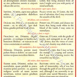 Prières de messe en latin avant la dévolution de la messe cartes Messe latine traditionnelle avant le Vatican 2 téléchargements numériques
