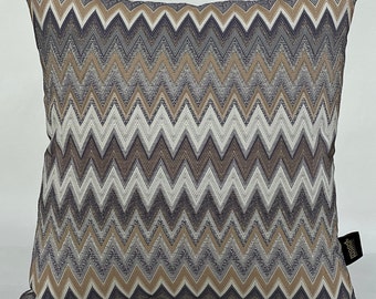 Colorful Chevron Pillow Cover, Woven Fabric Chevron Pillows, Bronze Chevron Pillow,Colorful Zigzag Double Sided Pillow, Not Digital Printing