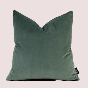 Luxury Moss Green Velvet Pillow Covers,Green Pillow,Velvet Pillow,Throw Pillow Covers,Green Pillow Covers ,18x18,20x20.22x22 All Sizes
