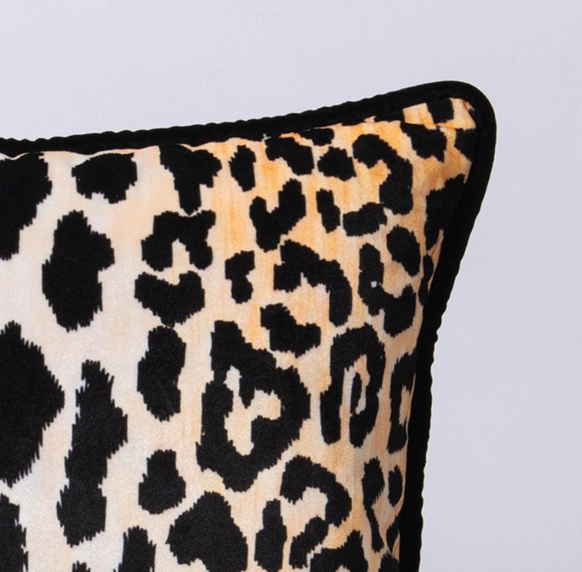 Velvet Leopard Pillow Cover Leopard Pillow Cushion Leopard - Etsy