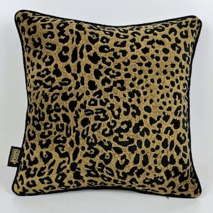 Luxury Leopard Velvet Pillow Cover, Leopaed Woven Velvet Cushion Cover, Cheetah Velvet Pillow Cover, Leopard,Animal Home Decor.18x18,20x20&#39;&#39;