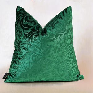 Housses de coussin de luxe en velours vert émeraude, Oreiller vert, Oreiller en velours émeraude, Housses de coussin, Taies d'oreiller vertes, Taie d'oreiller 18 x 18