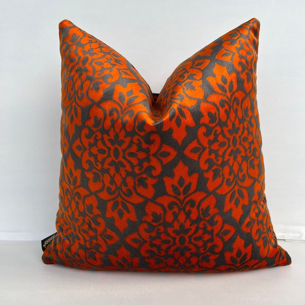 Burnt Orange Pillow Etsy