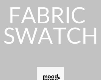 Swatch - Pillow Cover Sample Fabric - Please choose from the pillow covers in our list and send a photo of the fabric you want