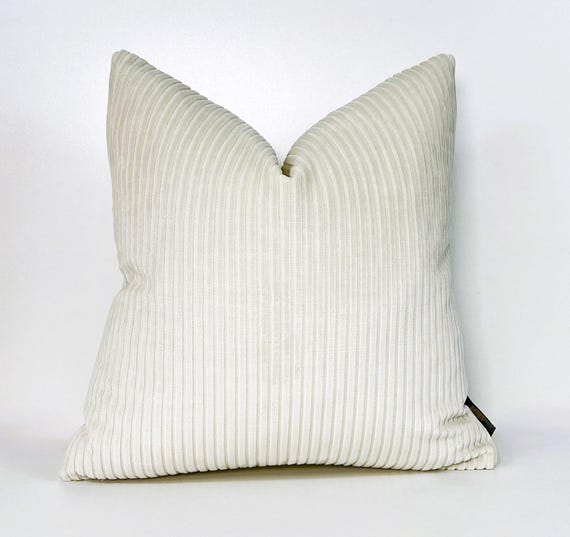 Luxury Cream Pillow Cover, Cream Decorative Pillow Cover,cord