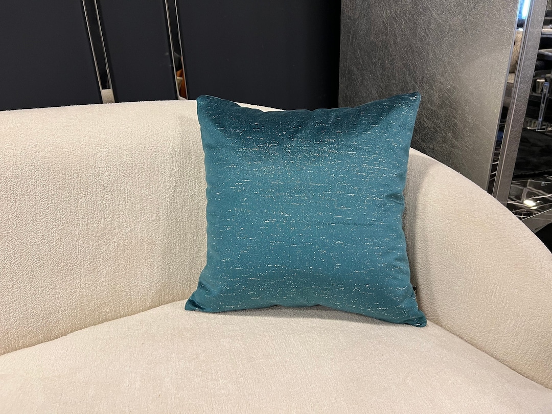 Teal Blue Velvet Pillow Cover,blue Velvet Pillow,blue Throw Pillow