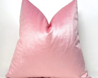 Baby Pink Velvet Pillow Cover: Luxury Velvet Cushion