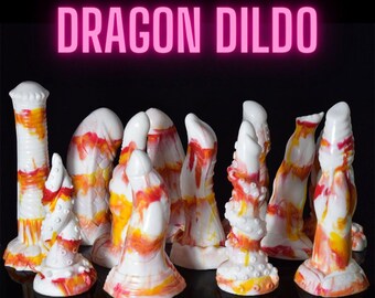 Dragon Dildo - Monster Dildo, Fantasy Dildo - Adult Toy - Sex Toy - Silicone Dildo - Alien Dildo, Weird Dildo, Dildoes for women, Anal Dildo