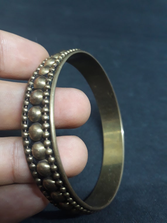 Antique Berber Bracelet, Copper Bangle, Berber Je… - image 6
