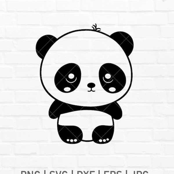 Cute Panda - Etsy
