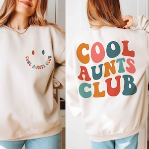 Cool Aunts Club svg, Cool Aunt png, Aunt Birthday Gift, Aunt Valentines Day Gift, Gift for Auntie, Cool Aunts, Aunt Gift, Auntie shirt