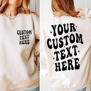 Custom Wavy Stacked Svg, Custom Wavy Retro Svg, Custom wavy letters Svg, Custom Gift,  Personalized Gift, Custom Wavy text Svg, Custom Shirt