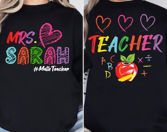 Teacher Name Custom Design, Teacher You Are Png, Gift For Teacher Svg, 100 Dyas Of School Custom Name, 100 Days Brighter Png, School Design