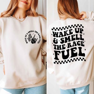 Wake Up And Smell The Race Fuel Sherpa Jacket