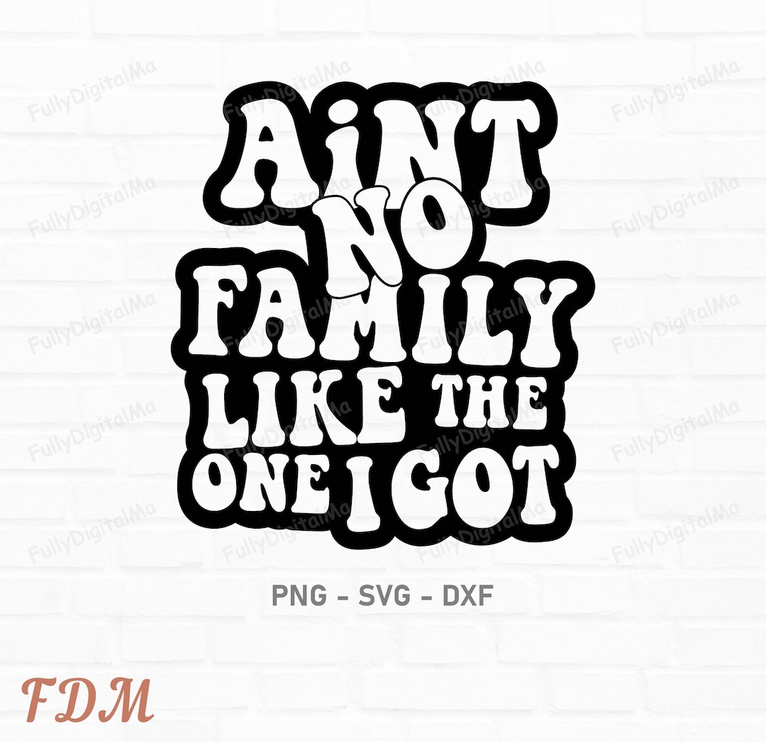 Ain't No Family Like the One I Got Svg, Family Svg, Funny Family Svg ...