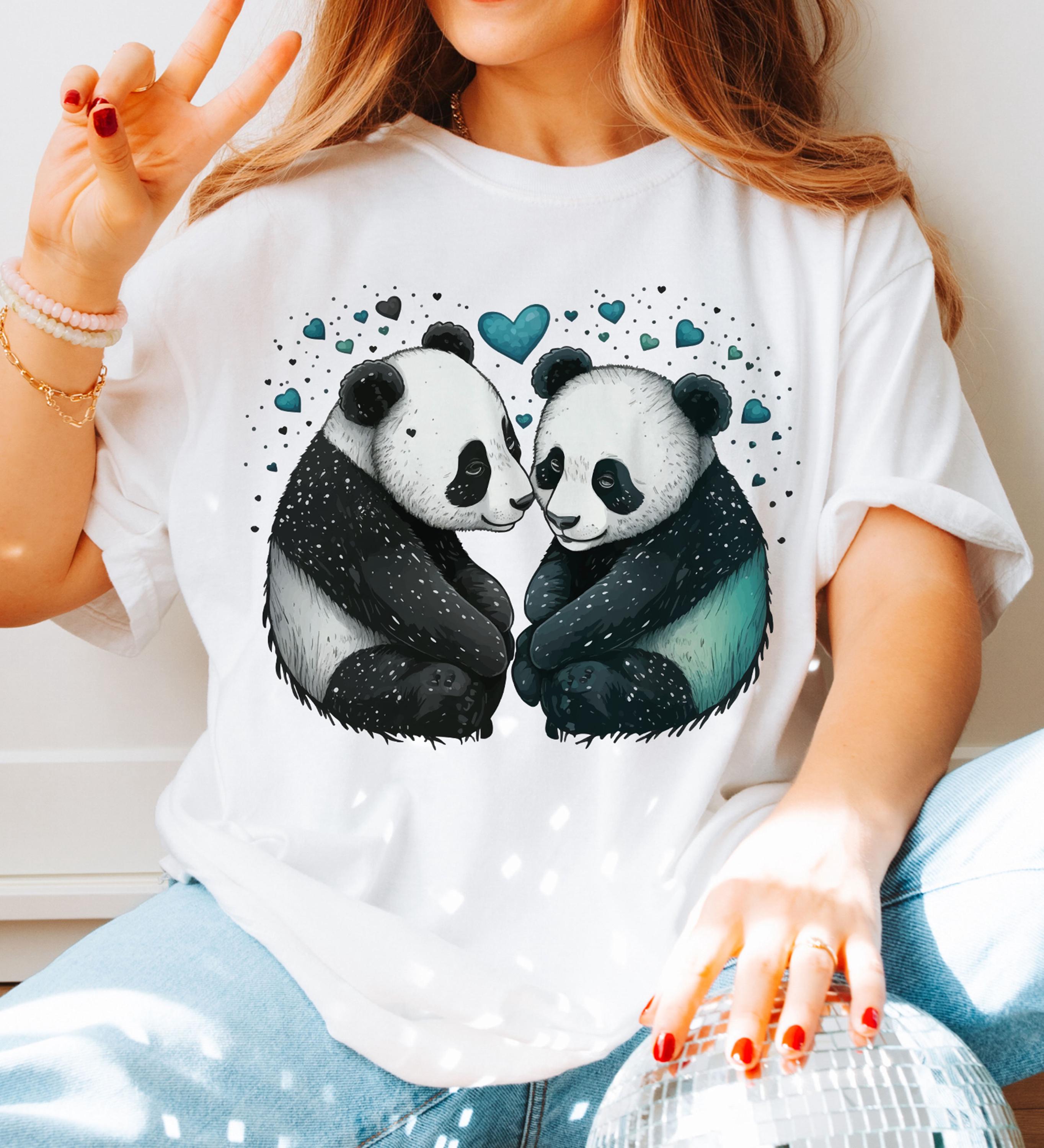 Panda Love Svg, Cute Valentine Day Gift, Panda Heart Svg, Cute