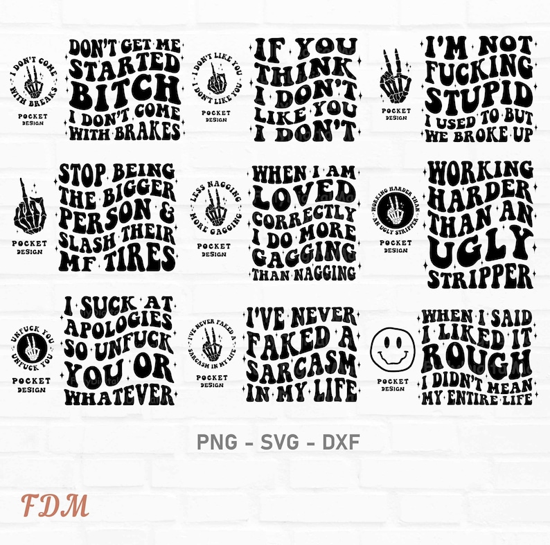 Groovy svg, Sarcasm Svg Bundle, INCLUDES 9 DESIGNS, Sarcasm Svg Bundle, Sublimation Bundle, Adult Humor Png Bundle, Retro Svg Bundle image 1