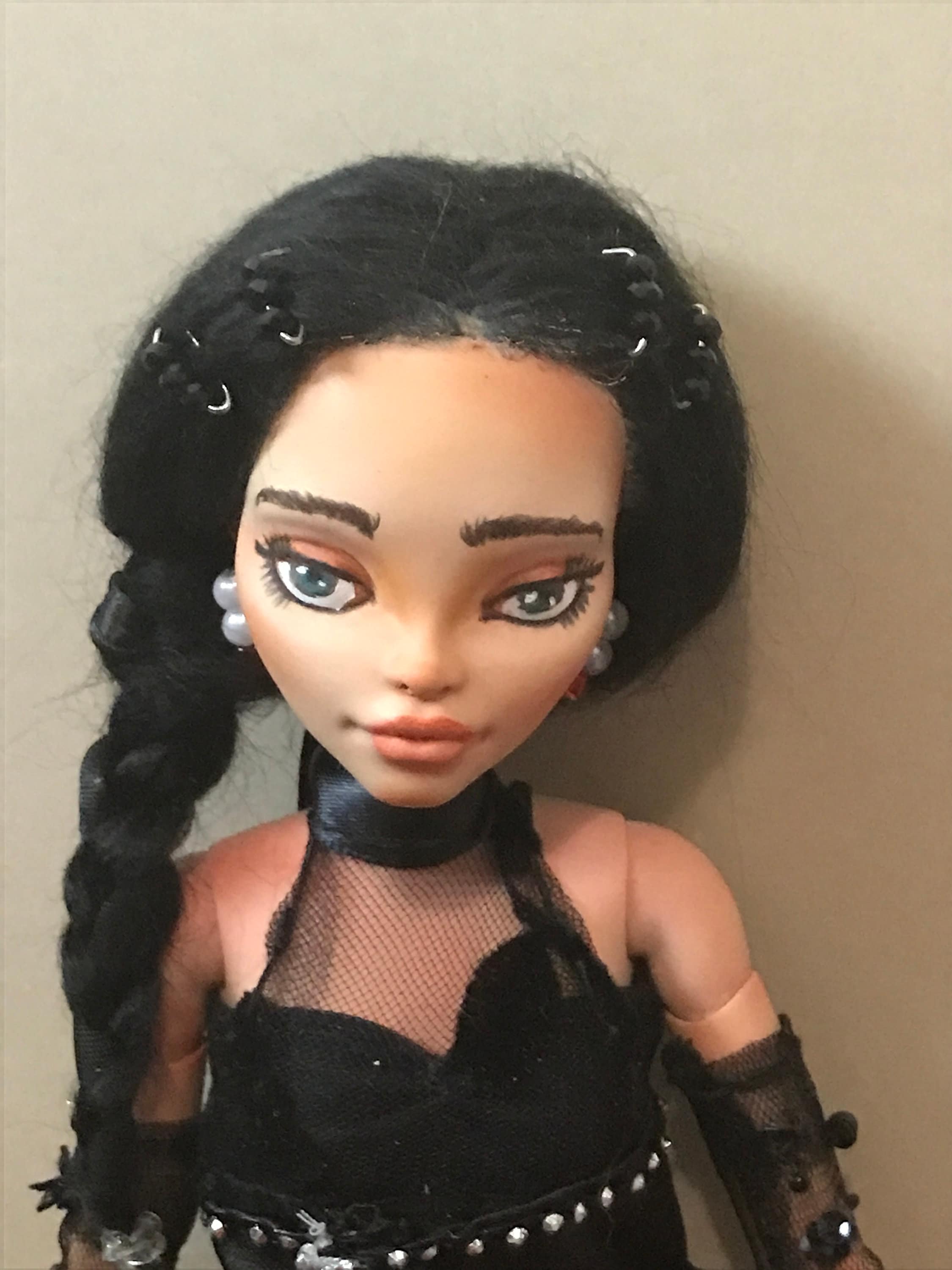 Wednesday addams barbie doll - Etsy 日本