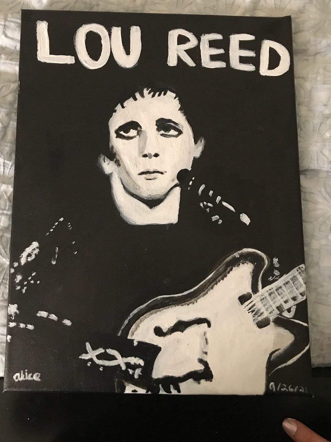 Transformers Reed Lou Reed Transformer Acrylic Painting Album Cover - Etsy