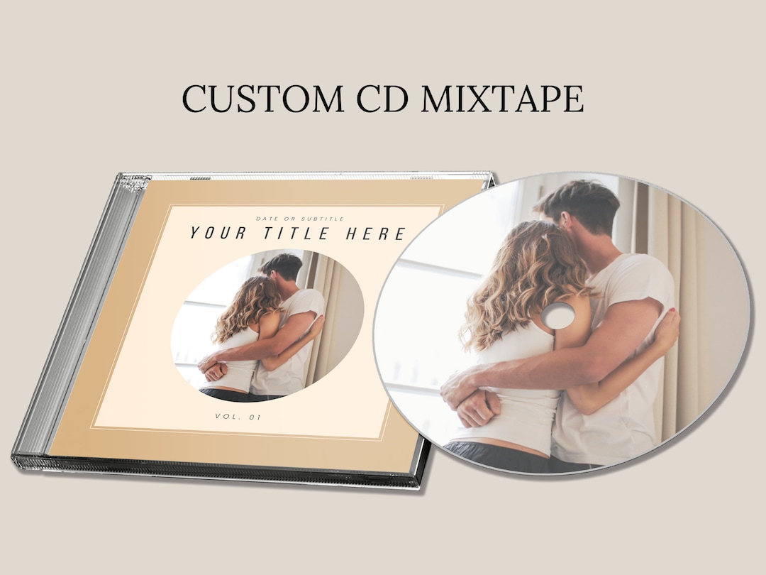 Personalized Photo CD Mixtape, Custom Jewel Case, Music Playlist - Etsy