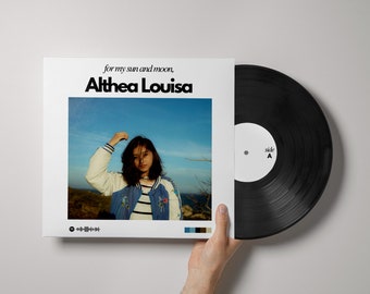 Custom Vinyl Record, Personalized Playlist & Photo Album, 12" LP