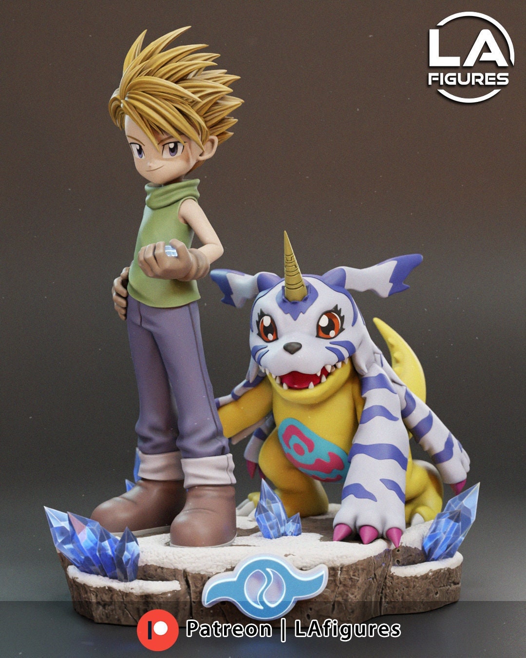 Matt & Gabumon 3D Printed Fan Art Collectable Statue - Etsy