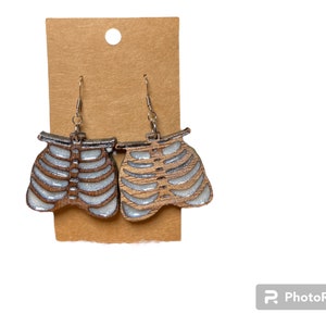 Skeleton Torso earrings