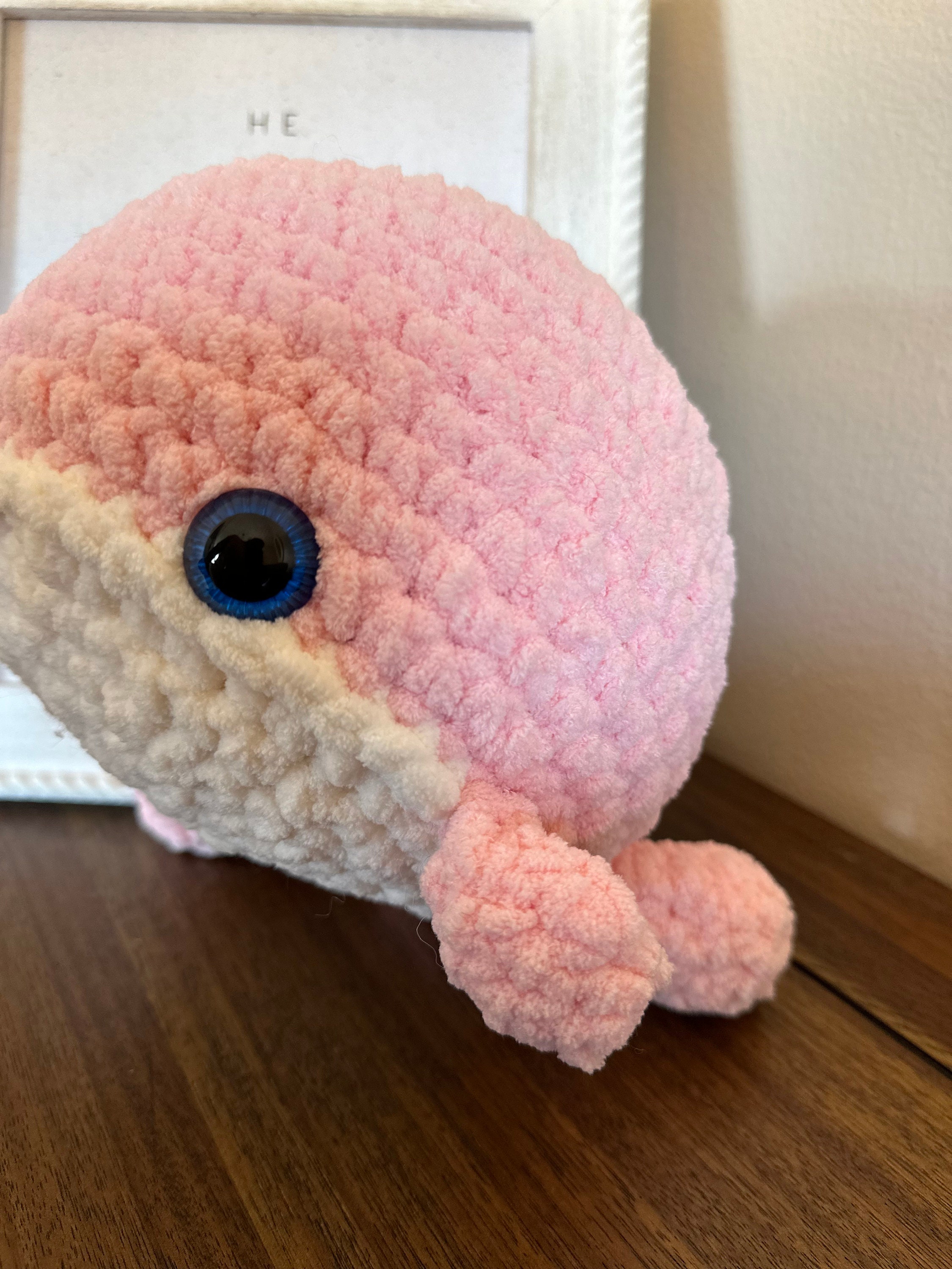 Crochet Whale Whales Crochet Plushies Pink Whale Crochet Etsy