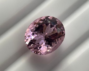 Pink Morganite, Lab Created, Oval Cut Morganite, AAQuality, Faceted Pink Morganite Perfect For Jewellry, Excellent Cuts, Loose Gemstone.